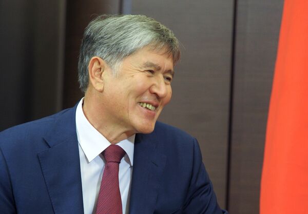 Almazbek Atambayev, presidente de Kirguizistán - Sputnik Mundo