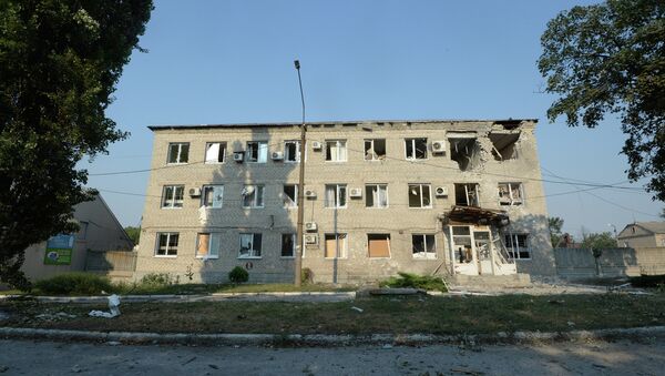 La Guardia Nacional de Ucrania toma un barrio de la ciudad de Ilovaisk - Sputnik Mundo
