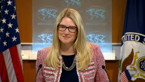 Marie Harf, portavoz del Departamento de Estado de EEUU - Sputnik Mundo