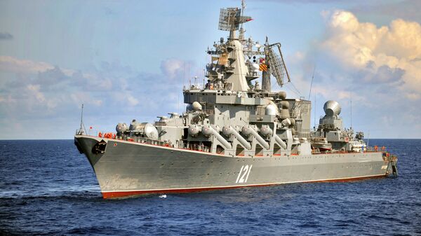 El crucero de misiles Moskva - Sputnik Mundo