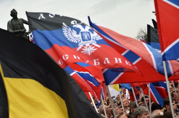 Los independentistas reclamarán la soberanía en las negociaciones con Kiev - Sputnik Mundo