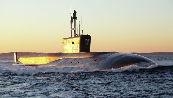 Submarino nuclear estratégico Vladímir Monomaj - Sputnik Mundo