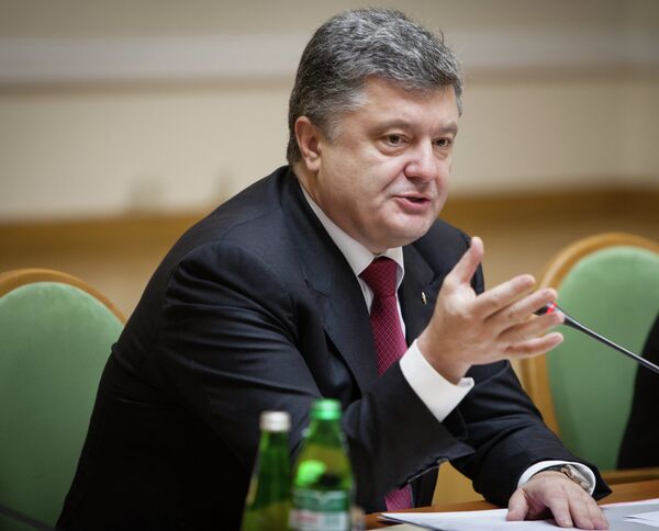 Petró Poroshenko, presidente de Ucrania, - Sputnik Mundo