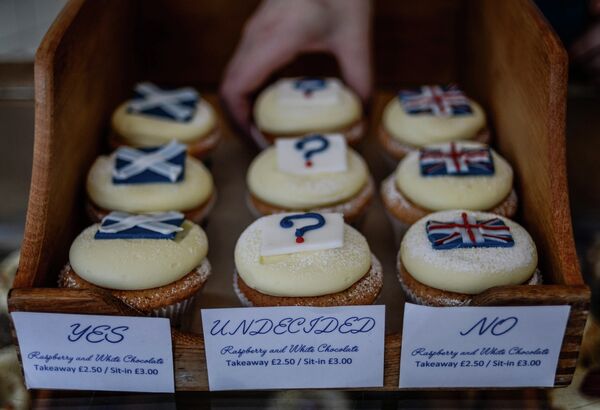 Cupcakes del referendum escocés - Sputnik Mundo