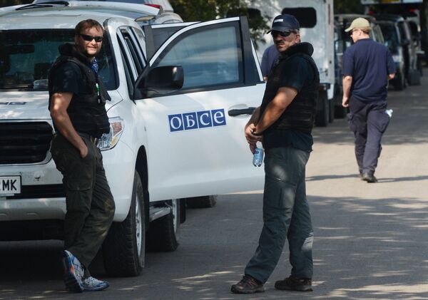 Observadores de la OSCE en Ucrania - Sputnik Mundo