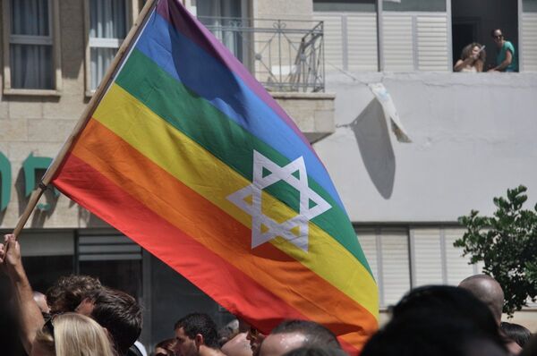 Homosexuales israelíes exigen igualdad de derechos en el día del  Orgullo Gay - Sputnik Mundo