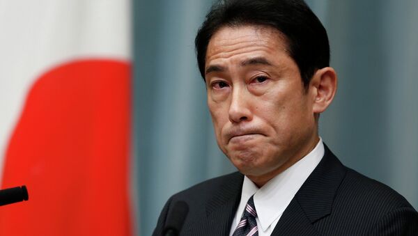 Japan's Foreign Minister Fumio Kishida attends a news conference at Prime Minister Shinzo Abe's official residence in Tokyo September 3, 2014. - Sputnik Mundo