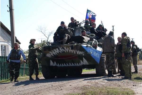 Milicianos de la autoproclamada República Popular de Donetsk - Sputnik Mundo