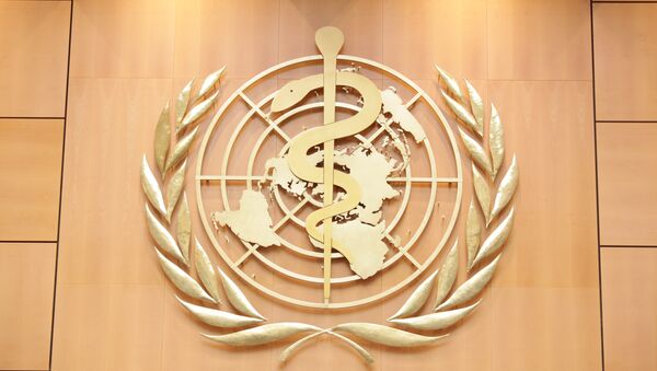 Logo of the World Health Organization - Sputnik Mundo