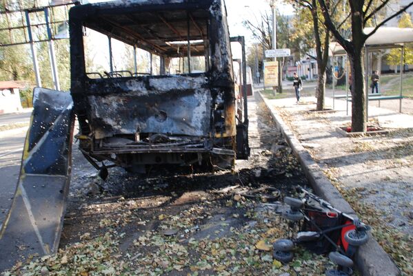 Nueva provocación. Donetsk después de un ataque - Sputnik Mundo
