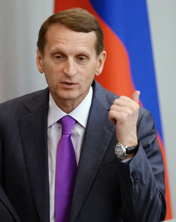 Serguéi Narishkin, presidente de la Duma - Sputnik Mundo