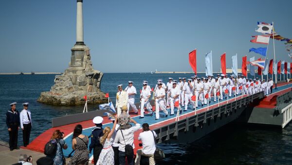 Celebración del Día de la Armada de Rusia en Sebastopol - Sputnik Mundo