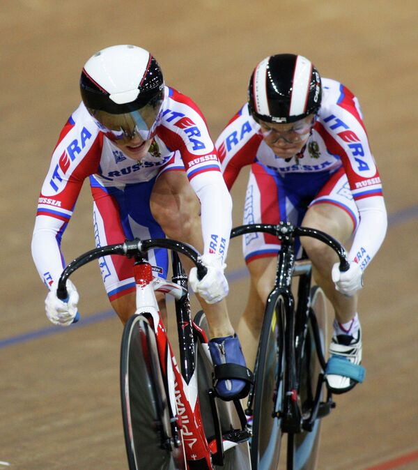 Las rusas Voynova y Brezhniva, oro en el Campeonato de Europa de ciclismo en pista - Sputnik Mundo