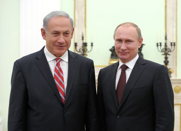 Benjamín Netanyahu, primer ministro de Israel y Vladímir Putin, presidente de Rusia (Archivo) - Sputnik Mundo
