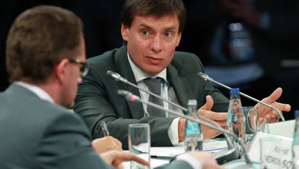 Andréi Slepnev, ministro de Comercio de la Comisión Económica Euroasiática (UEE) - Sputnik Mundo