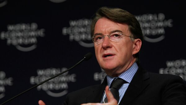 Ex ministro de Inglaterra, Peter Mandelson - Sputnik Mundo