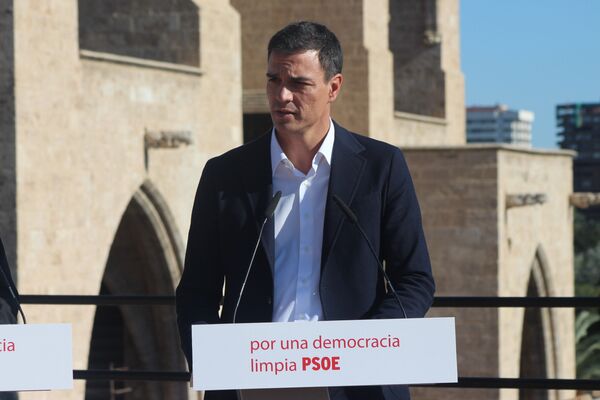 Pedro Sánchez, secretario general del Partido Socialista Obrero Español - Sputnik Mundo