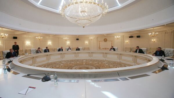La reunión del Grupo de Contacto para Donbás en Minsk (archivo) - Sputnik Mundo