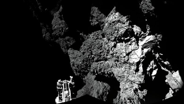 La sonda Philae comienza a explorar el núcleo del cometa Churyumov-Gerasimenko - Sputnik Mundo
