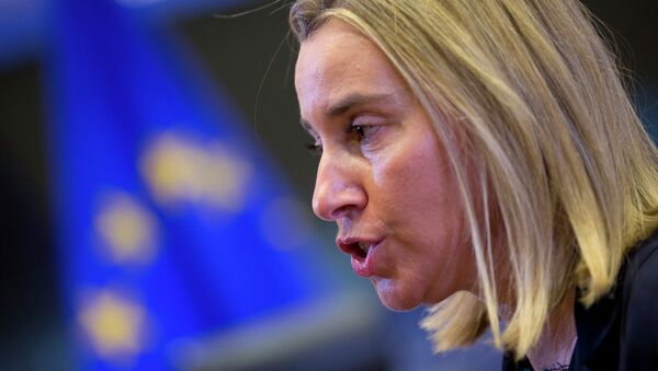 Federica Mogherini, la Alta Representante de la UE para la Política Exterior - Sputnik Mundo
