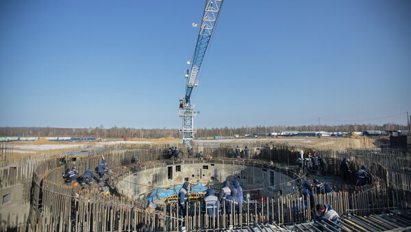 La construcción del nuevo cosmódromo Vostochni - Sputnik Mundo