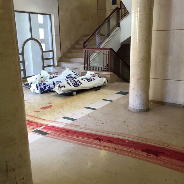 Lugar del atentado en sinagoga de Jerusalén - Sputnik Mundo
