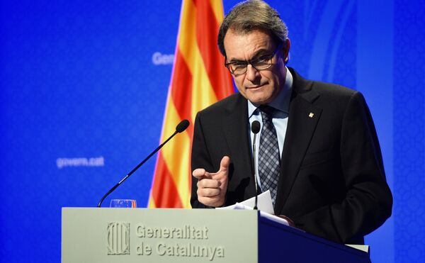 Artur Mas, presidente de Cataluña - Sputnik Mundo