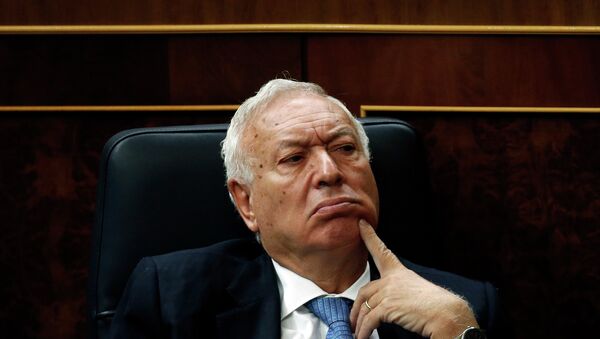 José Manuel García-Margallo, ministro español de Asuntos Exteriores - Sputnik Mundo