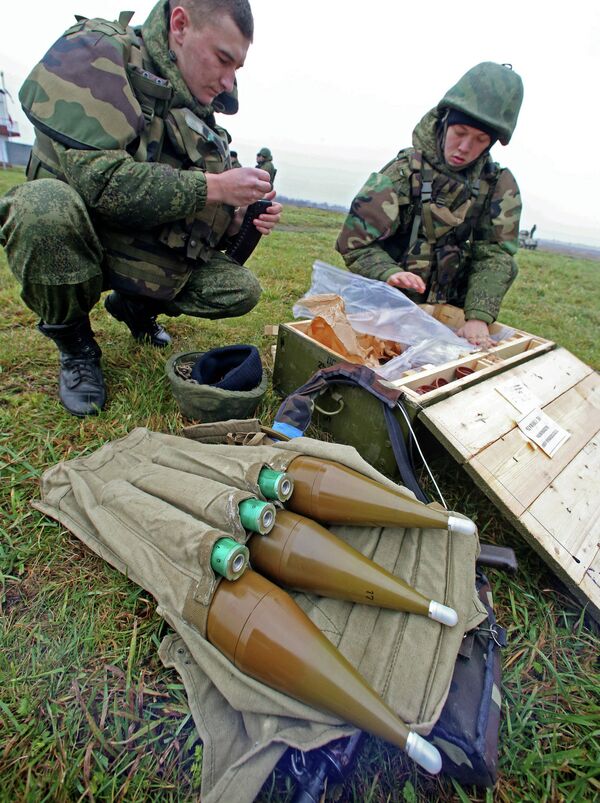 Ejercicios de la Infantería de Marina en la provincia de Kaliningrado - Sputnik Mundo