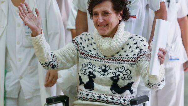 Teresa Romero, enfermera española que sobrevivió al ébola, 5 de diciembre, 2014 - Sputnik Mundo
