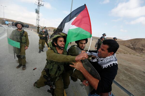 Protestas de los palestinos en Cisjordania - Sputnik Mundo