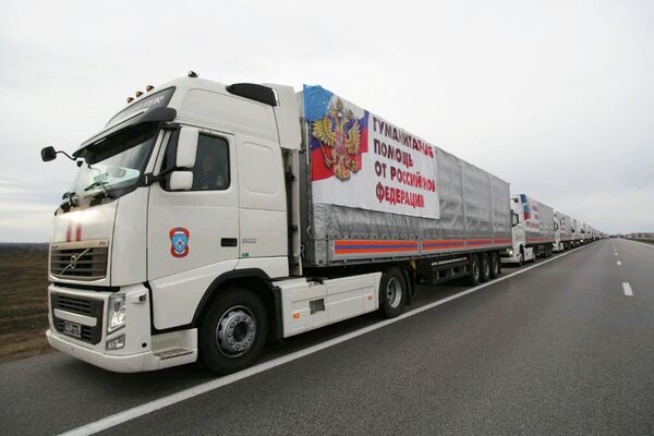 El octavo convoy humanitario ruso para Donbás - Sputnik Mundo