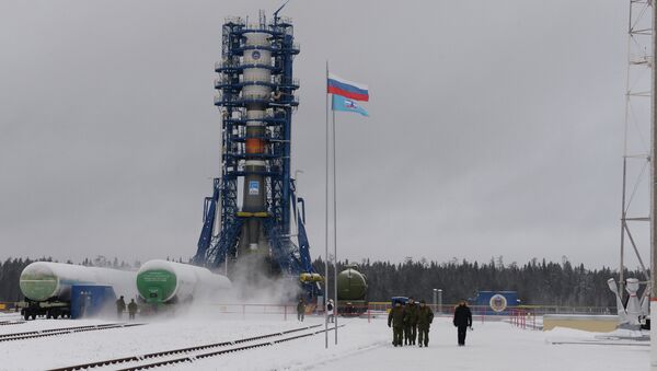 Cohete portador Soyuz 2.1b con el satélite Glonass-K - Sputnik Mundo