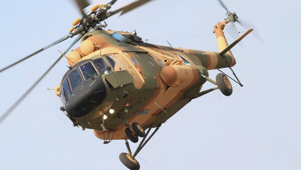 Un helicóptero Mi-17 en Afganistán (archivo) - Sputnik Mundo