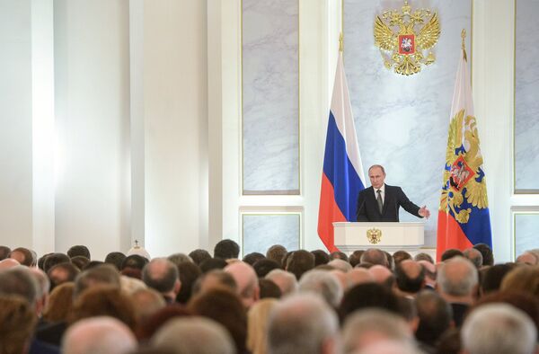 Mensaje de Vladímir Putin a la Asamblea Federal - Sputnik Mundo