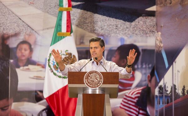 Presidente de México, Enrique Peña - Sputnik Mundo